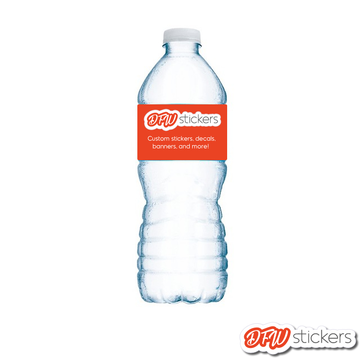 Custom Water Bottle Stickers / Labels - DFW Stickers